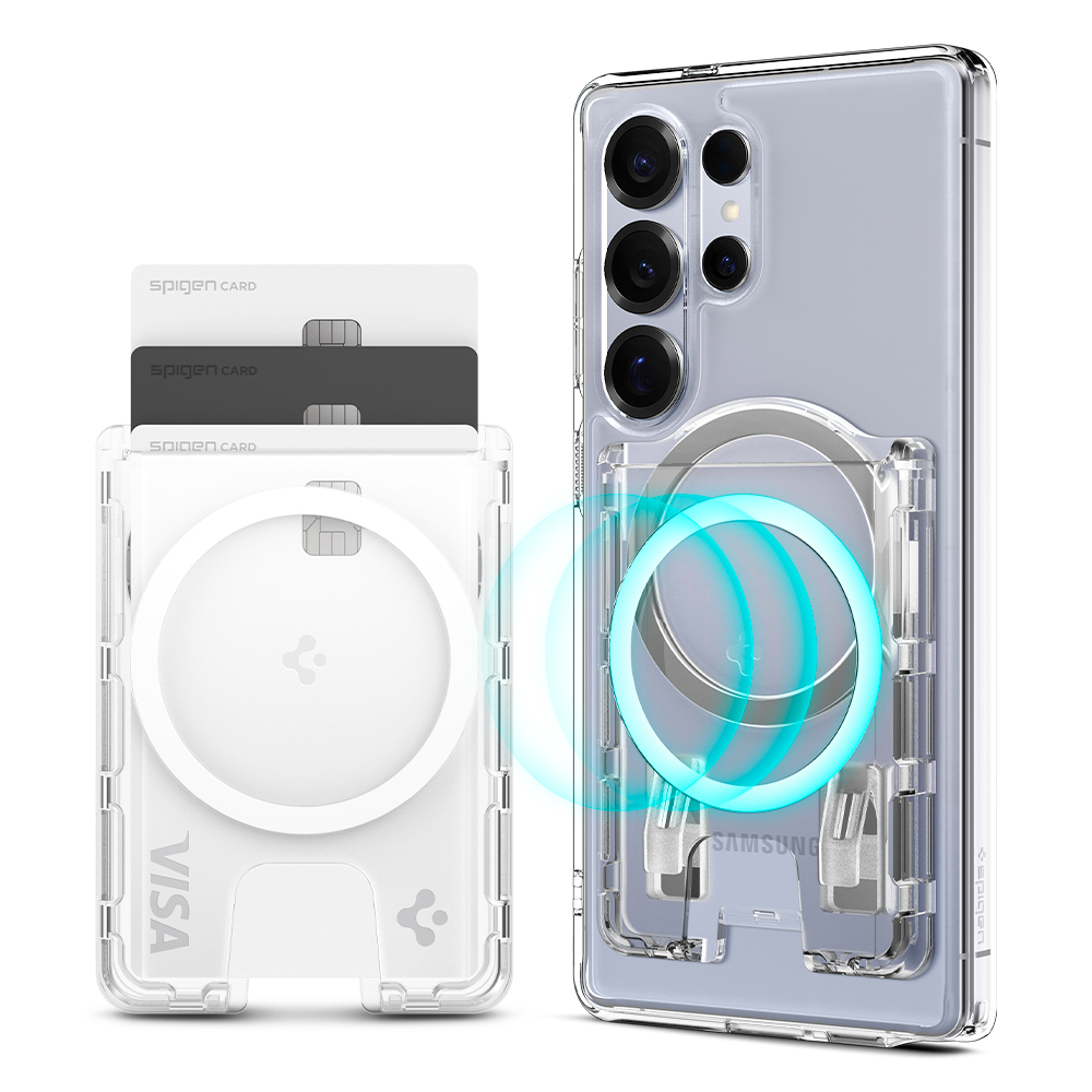 갤럭시 호환 듀얼 맥세이프 3장 투명 카드 지갑 울트라하이브리드 맥핏 플러스