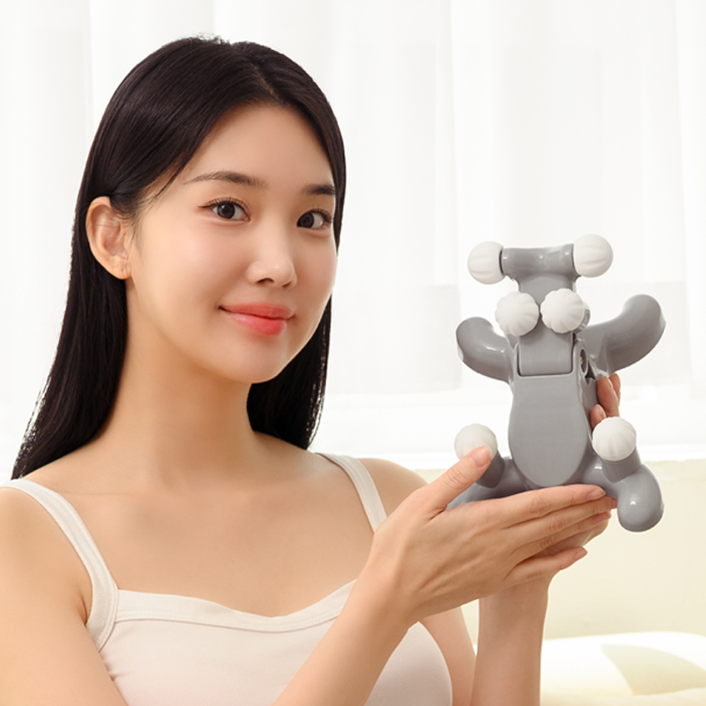 리브릭스 목마사지기 목지압기 어깨안마기 경추지압 승모근 안마기 마사지볼 뒷목 수동 제품 이미지