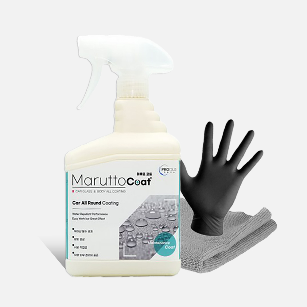 프로더스 마루또코트 700ml+타월 장갑 세트 유리막코팅 관리제 물왁스