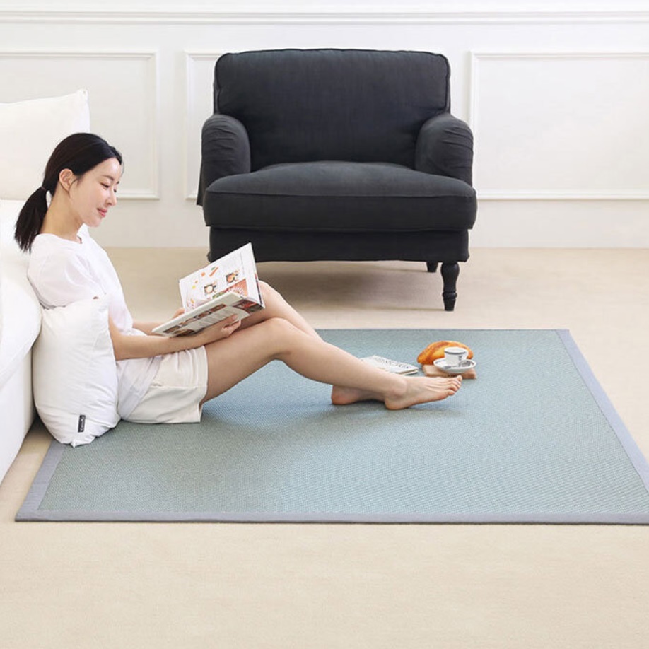 소형 여름용 거실 카페트 여름 거실 매트 침대 밑 러그