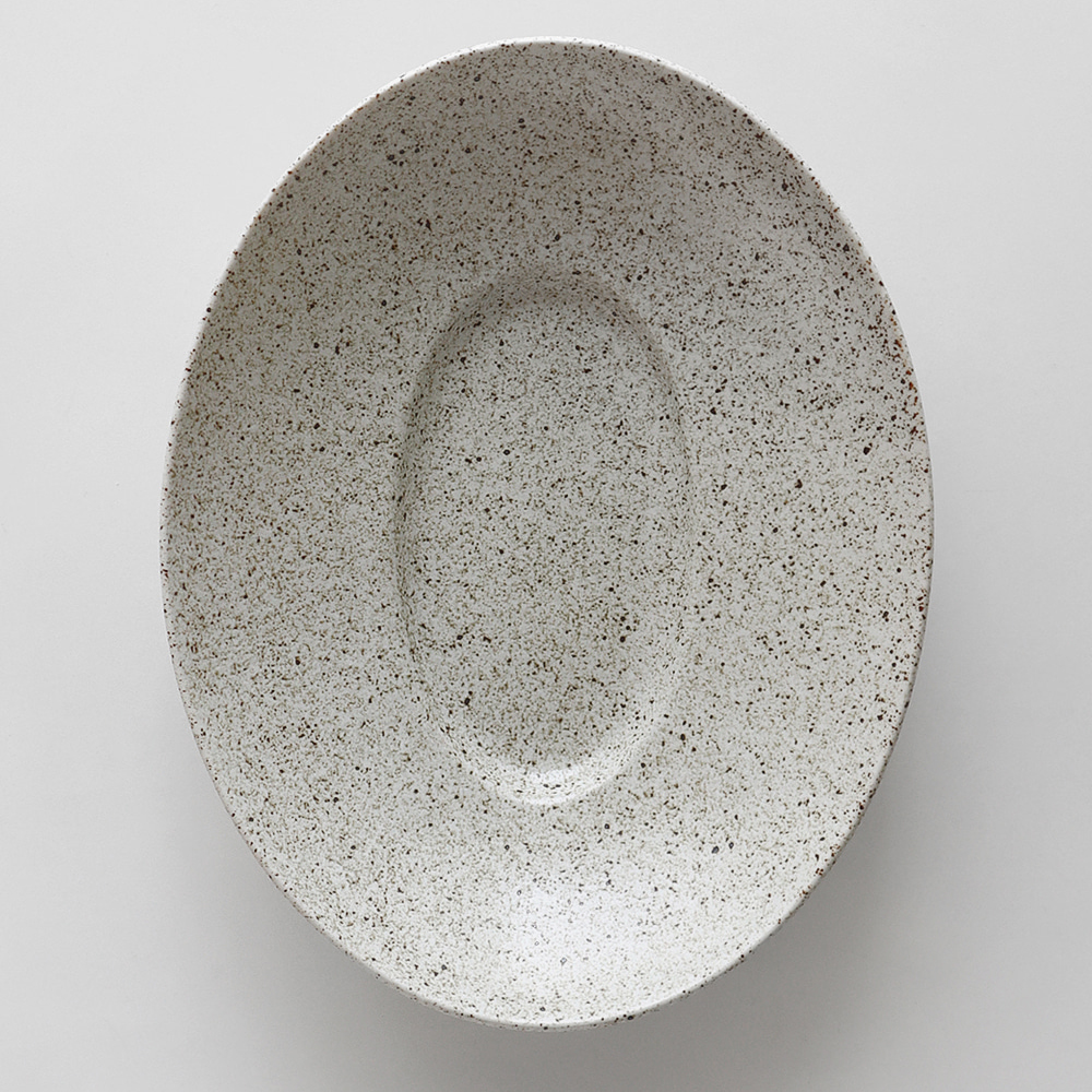 모던 이브 쿠앤크 타원볼 26cm 깊은 파스타 샐러드 메인 접시 - 상세 이미지 5