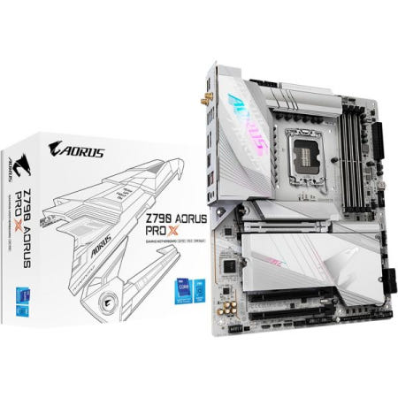 [해외]기가바이트 Z790 AORUS 프로 X (LGA 1700/ 인텔/ X/ATX/ DDR5/ 5 M.2/ PCIe 5.0/ USB 3.2 Type-C/Wi-Fi 7/ 5GbE