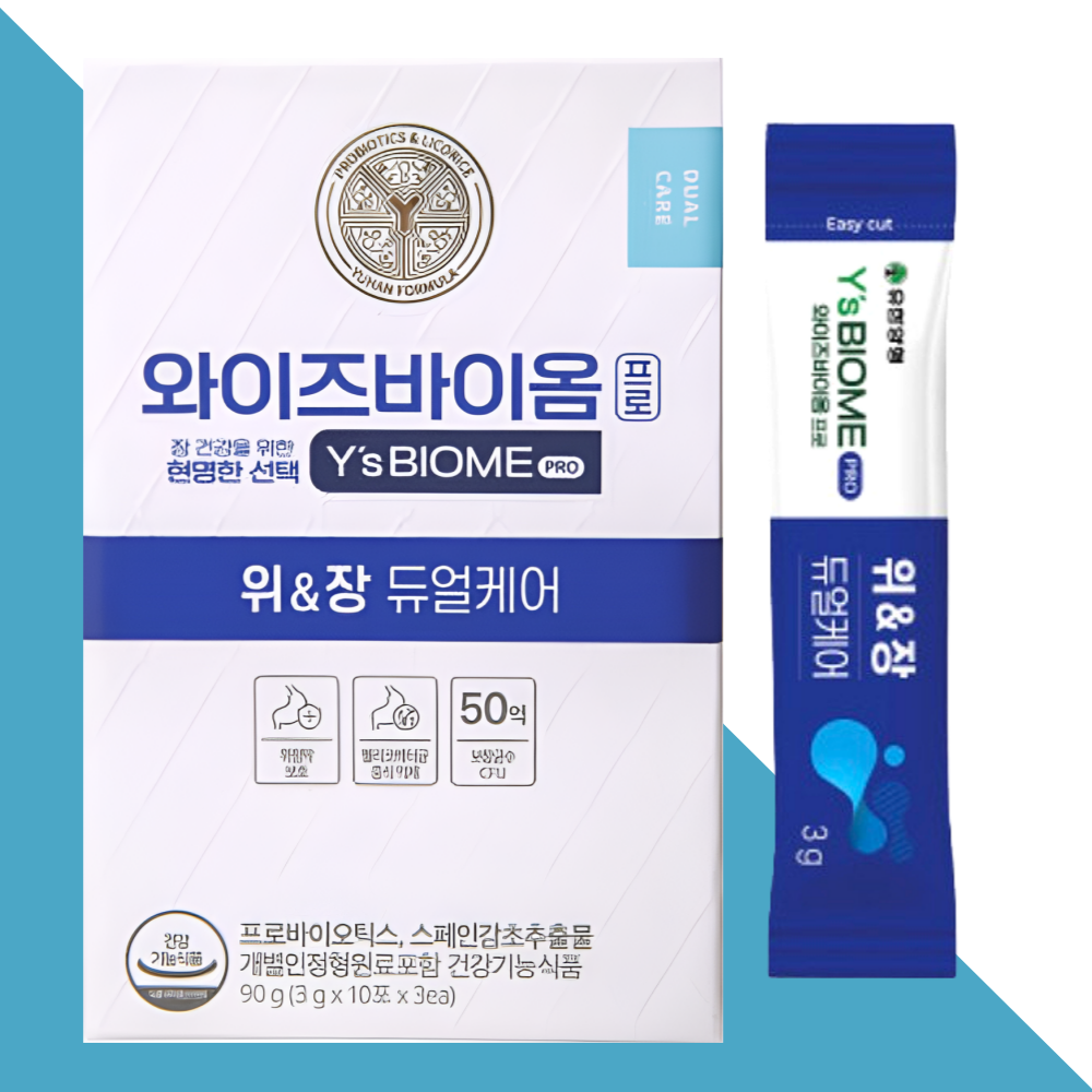 유한양행 와이즈바이옴 프로 위앤장 듀얼케어 30포X1개 - 상품 이미지