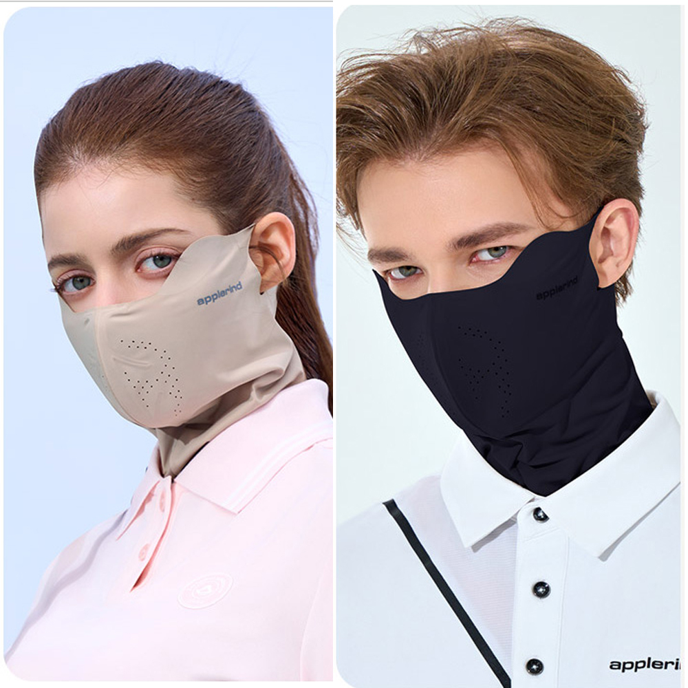 애플라인드 페이스핏 자외선 UV 차단 냉감 스포츠 골프 등산 런닝 마스크 햇빛가리개 - 상품 이미지