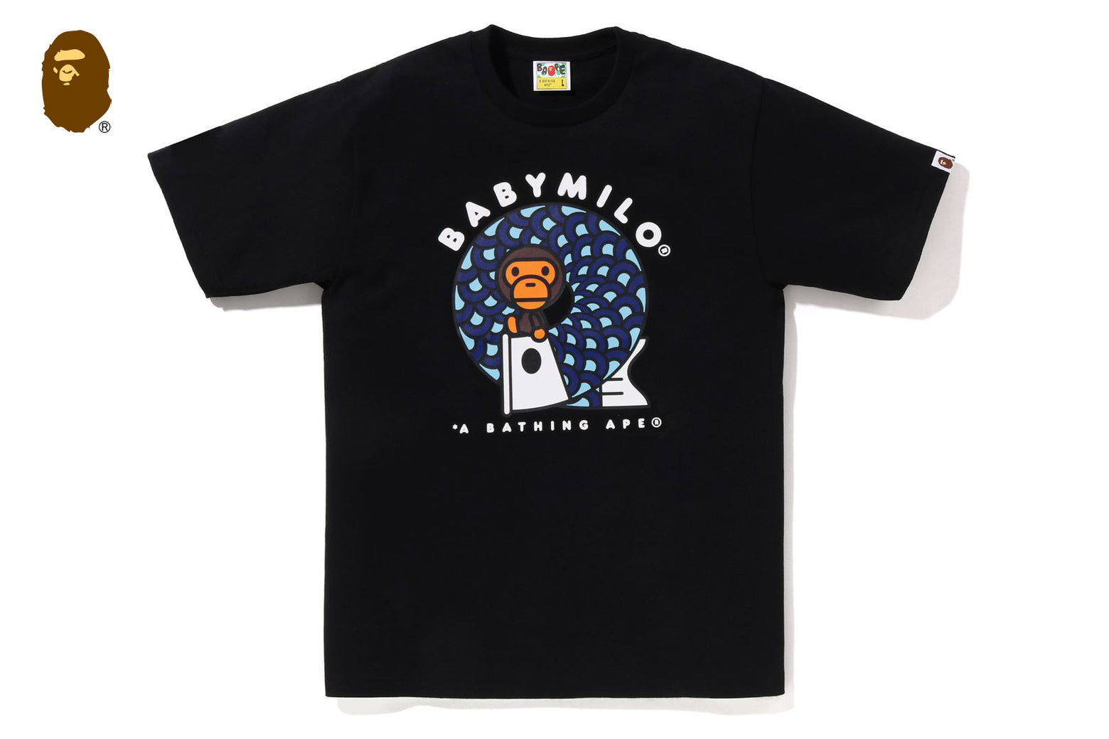 베이프 반팔티 KOINOBORI ON BABY MILO TEE 4월 신상 2L22-110-008 - 상세 이미지 2