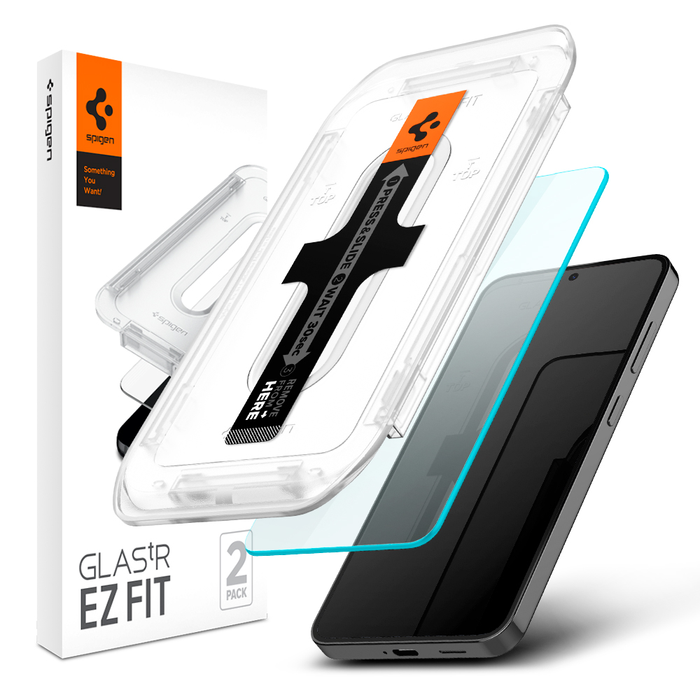 슈피겐 갤럭시 고투명 강화유리 액정필름 글라스tR 이지핏 갤럭시S24 플러스, 2매입