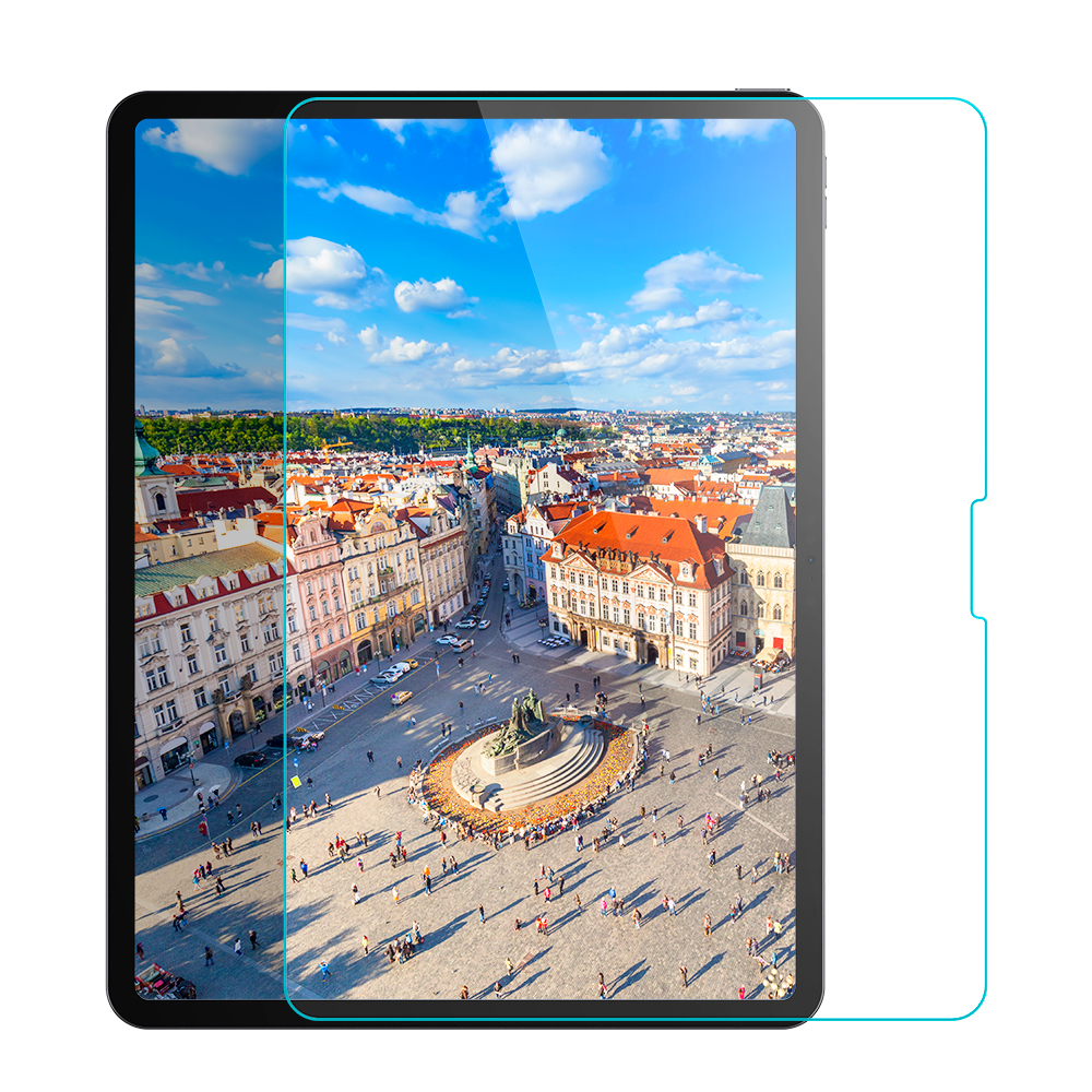 아이패드에어 13 M3 M2 붙이기 쉬운 강화유리 액정필름 글라스tR 이지핏 - 상세 이미지 3