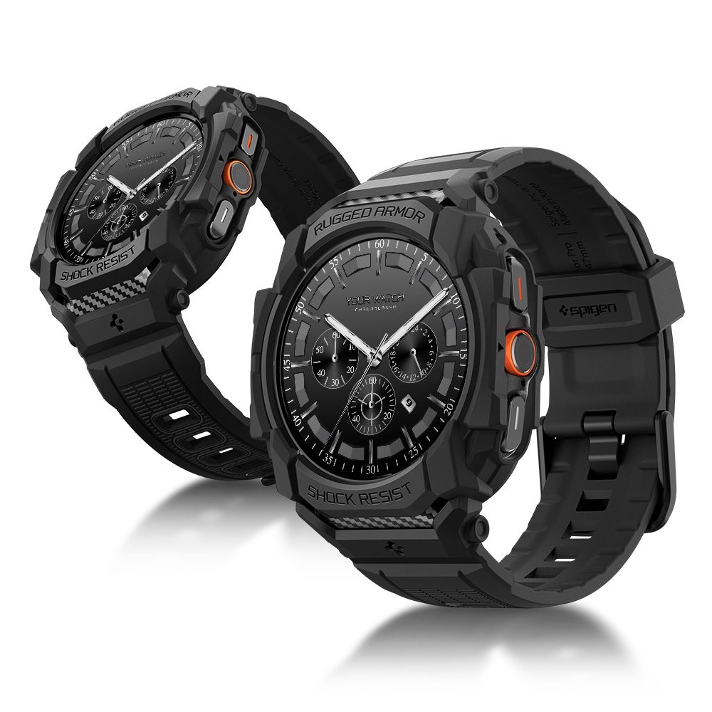 갤럭시워치 울트라 스트랩 일체형 케이스 베젤링 보호 러기드아머프로