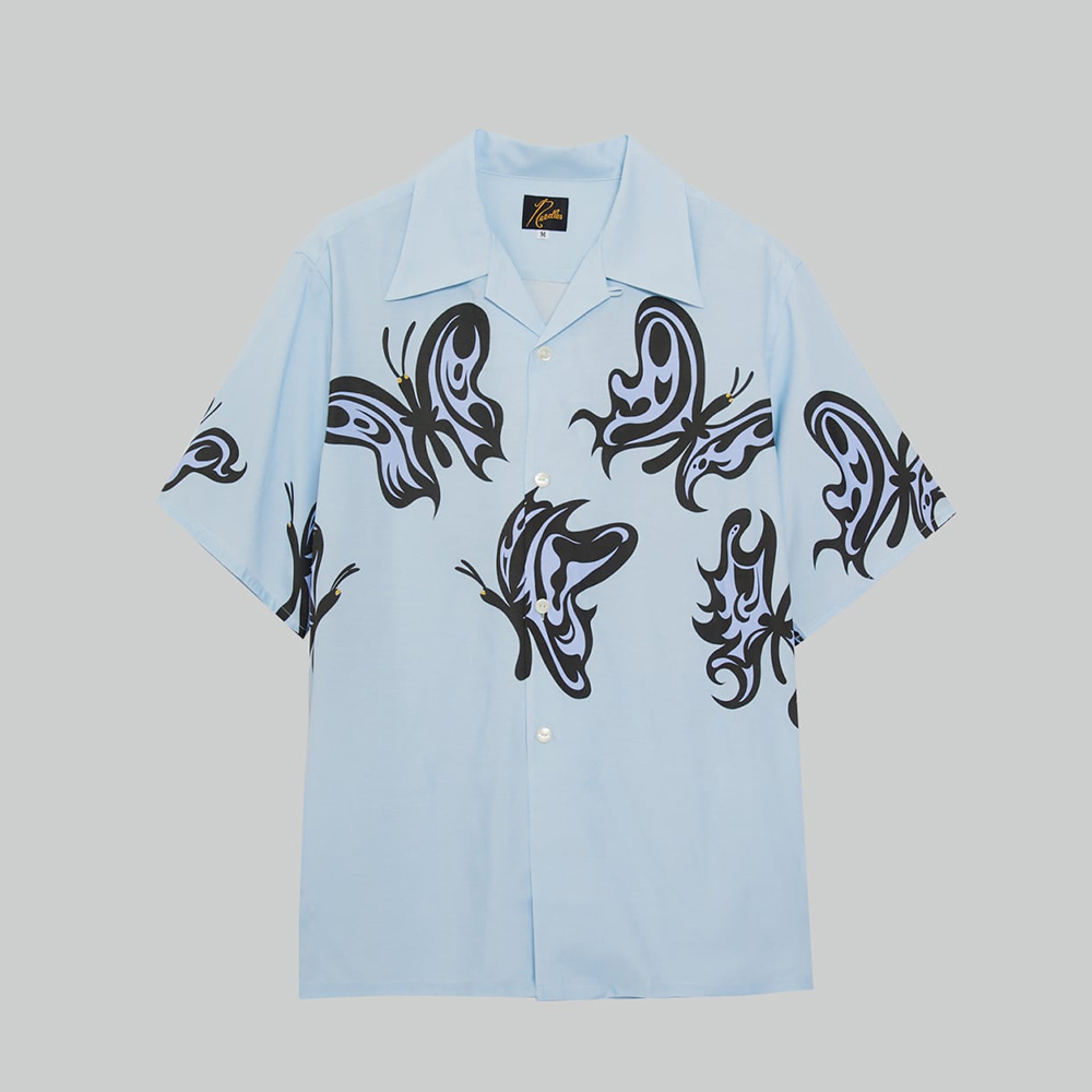 니들스 셔츠 Needles x Kae Tanaka S/S One-UpShirt - KT Papillon 반팔 QV432 - 상세 이미지 2