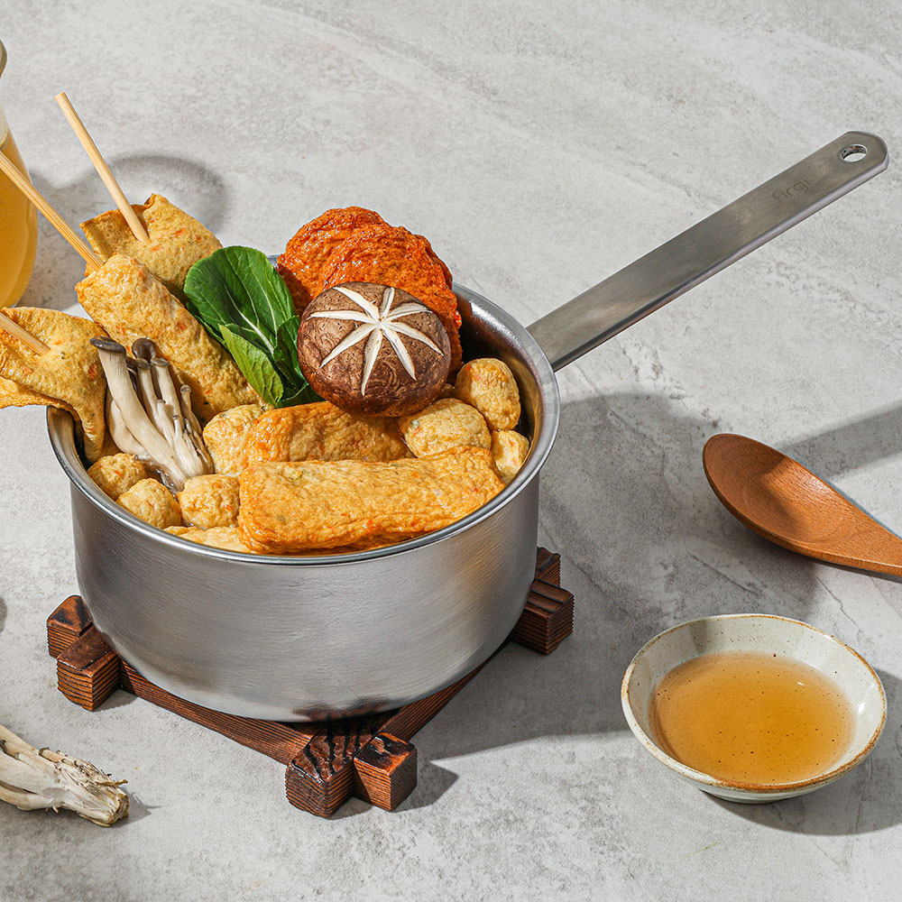 퍼기 무연마제 통5중 무연마 스텐 316 쿡웨어 이유식 편수냄비 16cm