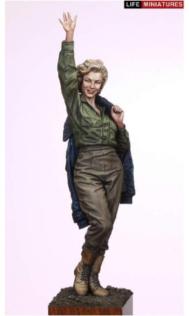 라이프  미니어처 1/35 영원한 섹스 심볼 마릴린 먼로 한국 위안 투어 1954 레진키트 LM-35001 묶음배송가능