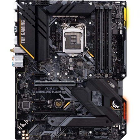 [해외]ASUS TUF 게이밍 Z490-Plus(WiFi 6), LGA 1200(인텔®10세대) ATX 마더보드(듀얼 M.2, 12+2 전원 스테이지, USB 3.2 전면 패널 타