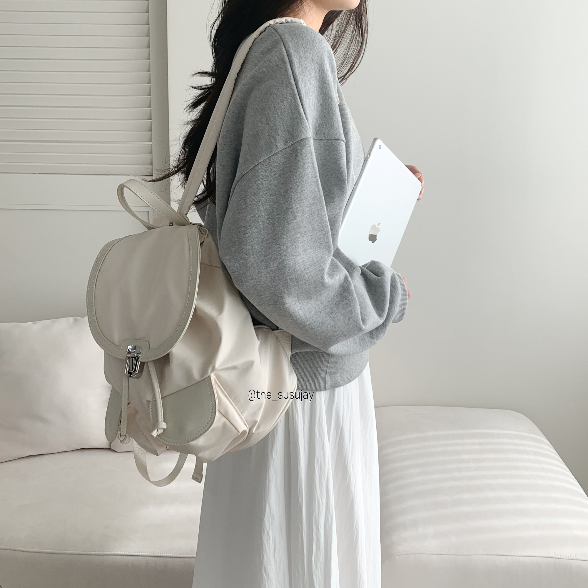 경량백팩 가벼운 미니 나일론 여성 여행용 40대여자백팩