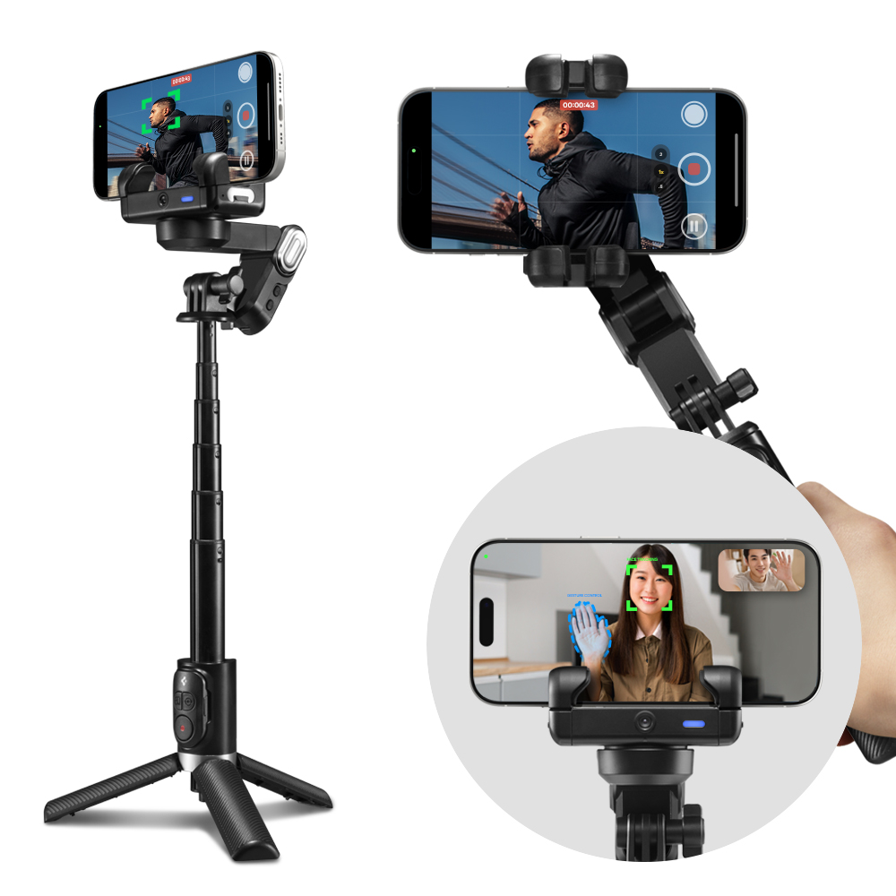 짐벌 셀카봉 삼각대 페이스 트래킹 원더스냅 S620W