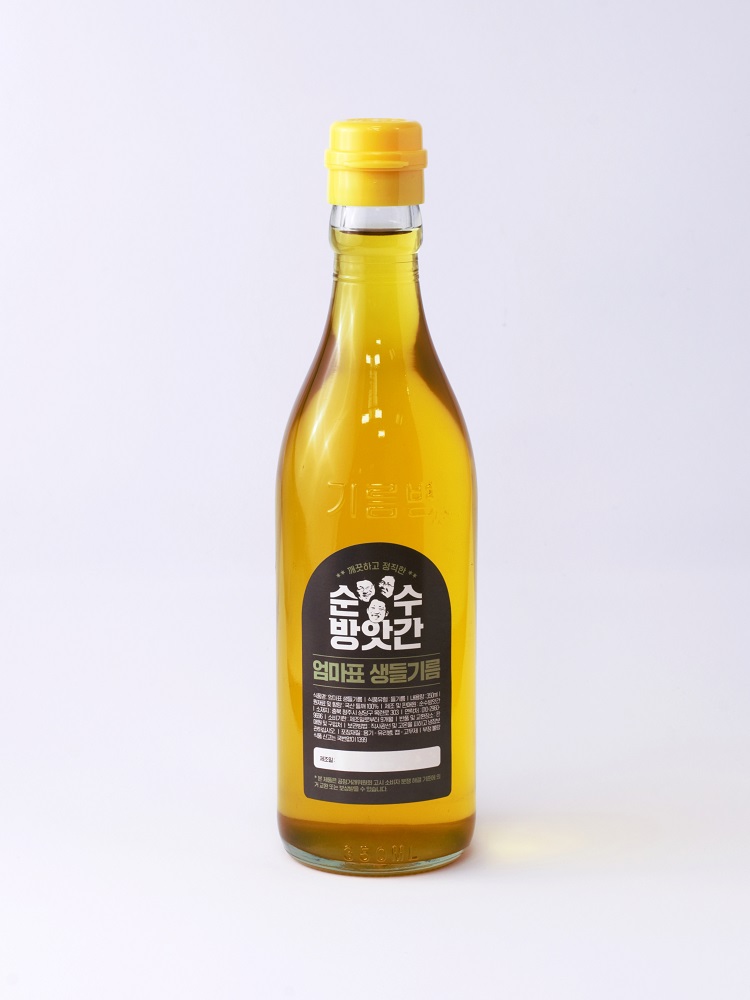 국산 냉압착 생들기름 들기름 350ml 국산 생들기름 순수방앗간