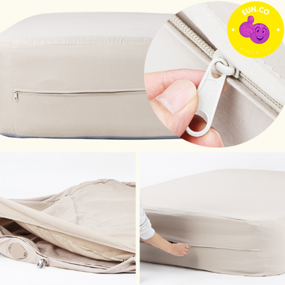 차박 에어 매트리스 야외취침 휴대용 지퍼형 간편 설치