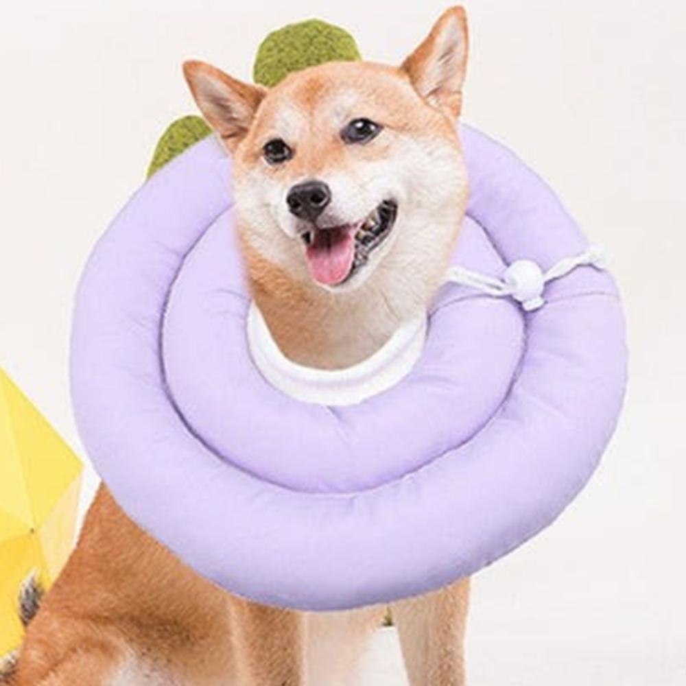 고양이 강아지넥카라 대형견 ufo 초경량 깔대기 중성화 목보호대 목카라 쿠션 - 상품 이미지