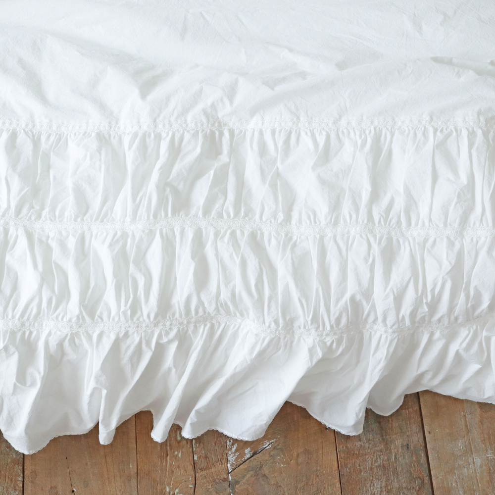 로망 쉬폰 셔링 워싱 고밀도 순면 알러지케어 옥수수솜 호텔식 여름 사계절 차렵이불 Q