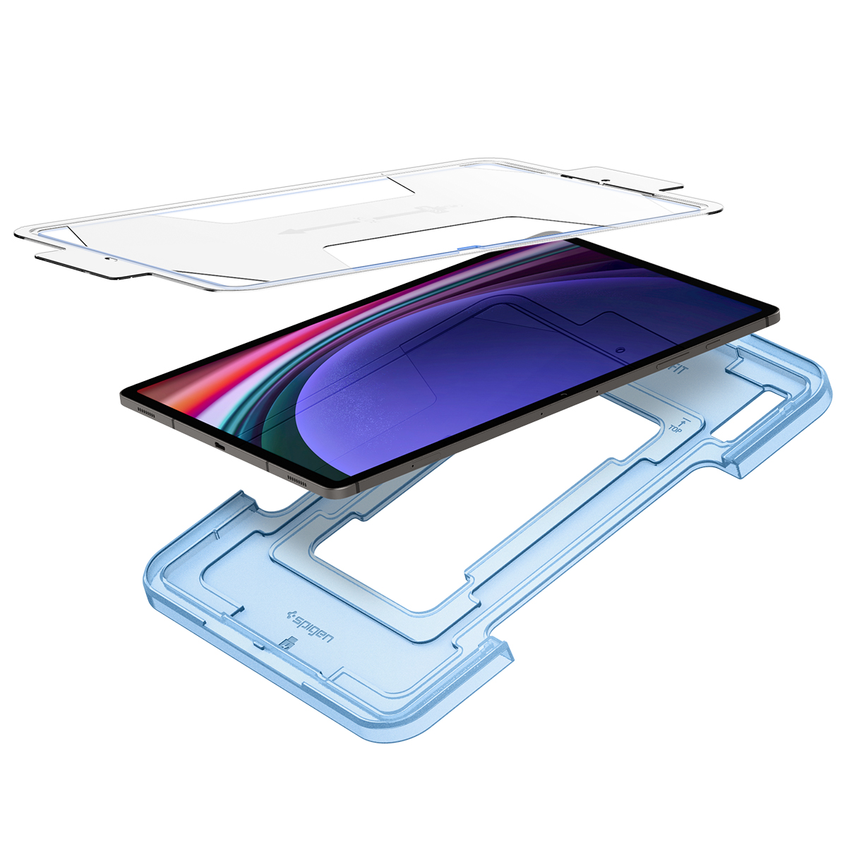 갤럭시탭 고투명 강화유리 액정필름 글라스tR 이지핏 갤럭시 탭 S9, 1매입 - 상세 이미지 5