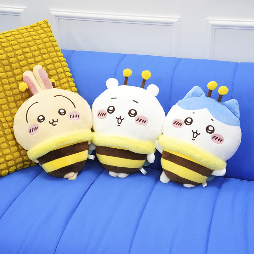먼작귀 치이카와 꿀벌 인형 30cm 코스튬 대형 빅 누이 캐릭터 나가노 굿즈 - 상세 이미지 4