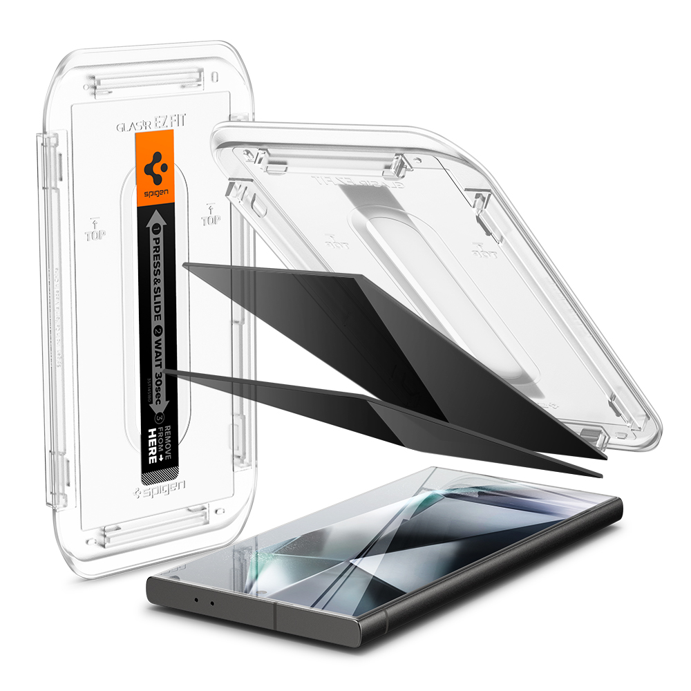 슈피겐 갤럭시 프라이버시 사생활 강화유리 액정필름 글라스tR 이지핏PRV 갤럭시S24 울트라, 2매입