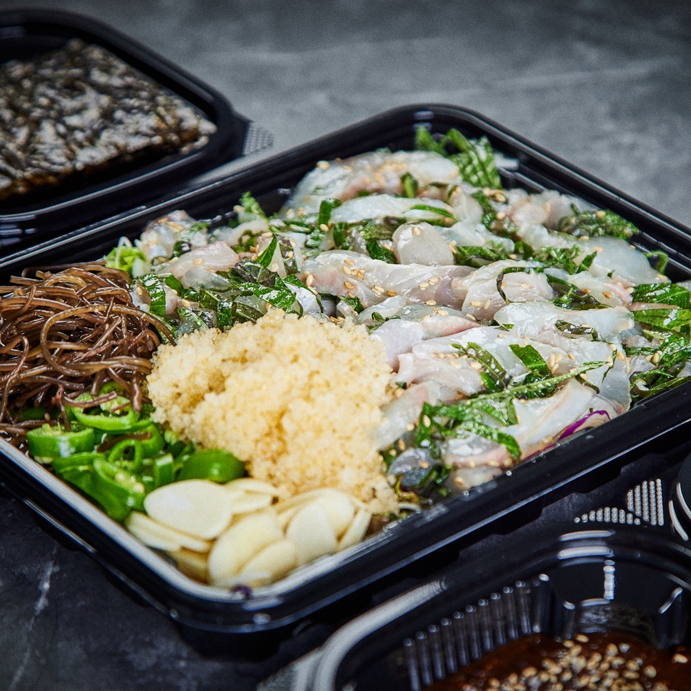 막회 가자미회 깻잎막회 세트 제철 숙성회 미주구리 이시가리 세꼬시 - 상세 이미지 3