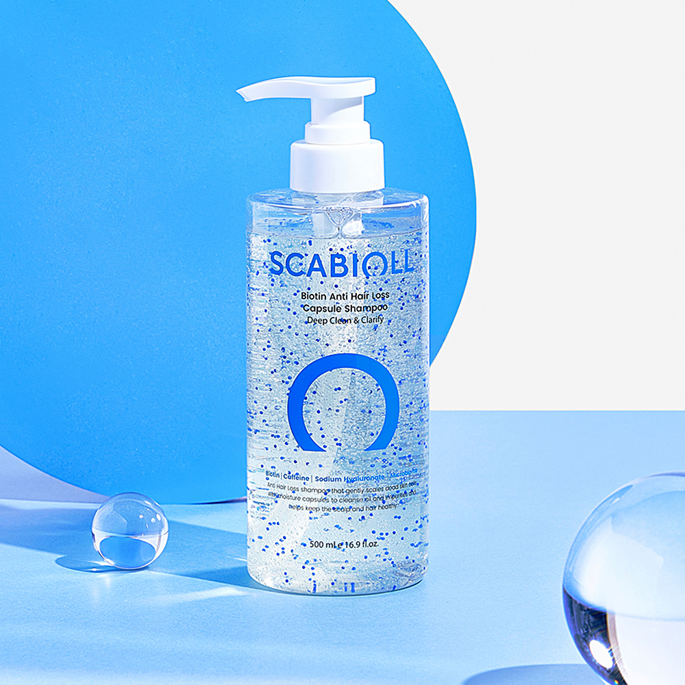 스카비올 탈모증상완화 캡슐 샴푸 500ml(+트리트먼트30ml) 이미지 3