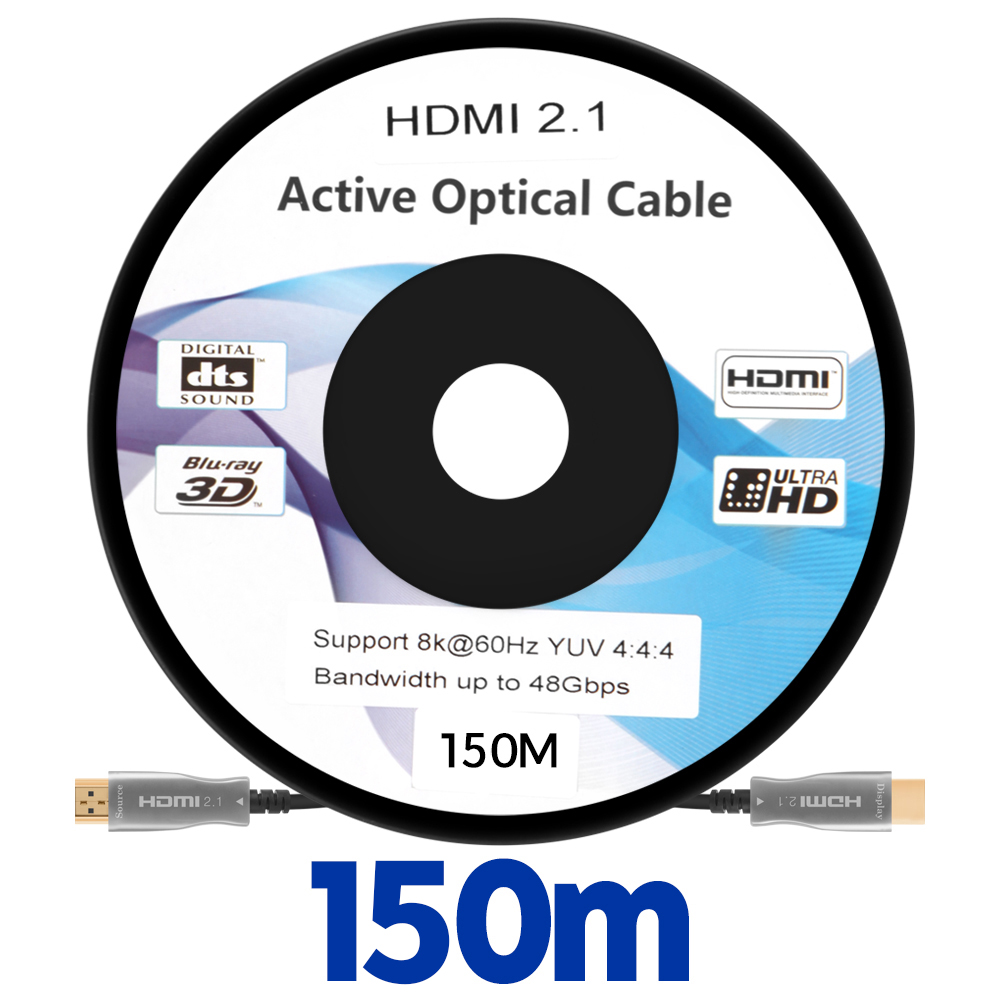넥스트유 HDMI2.1 8K UHD AOC 하이브리드 광케이블 7HAOC 150m, 1개 - 상세 이미지 3