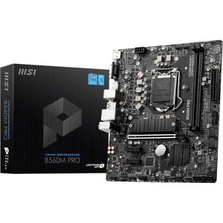 MSI [해외]MSI B560M PRO-E Pro시리즈 마더보드(mATX, 11/10세대 인텔 코어, LGA 1200 소켓, DDR4, PCIe 4, M.2 슬롯, USB 3.2, Gbp