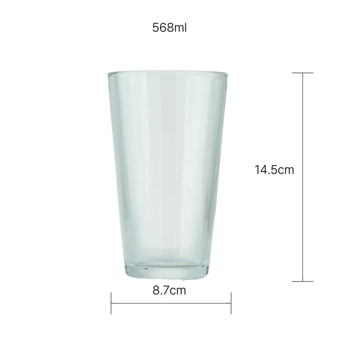 맥주 유리컵 파인트잔 568ml 홈술 맥주잔 맥주컵 칵테일 유리잔 - 상세 이미지 2