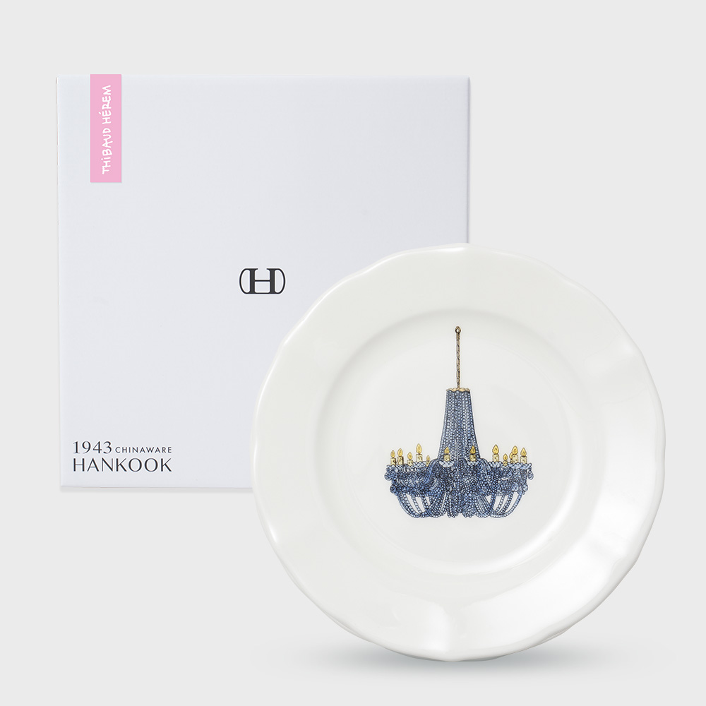 [한국도자기X티보에렘] 오브제 23. 6인치 접시 17CM 1P (Crystal chandelier) - 상세 이미지 3