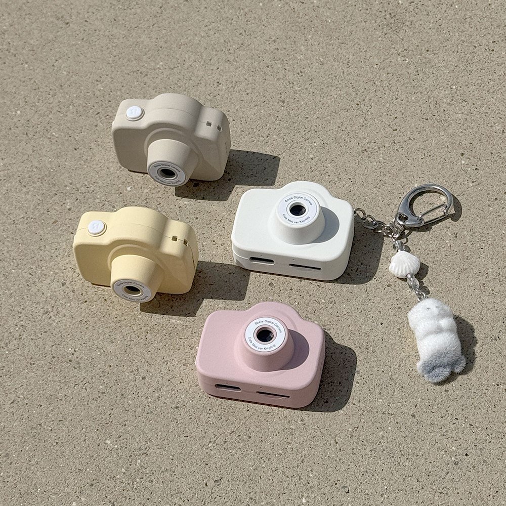 부이 큐트 미니 키링 카메라 (SD카드 + 해달 키링 증정) 4color / 18.5g - 상세 이미지 4