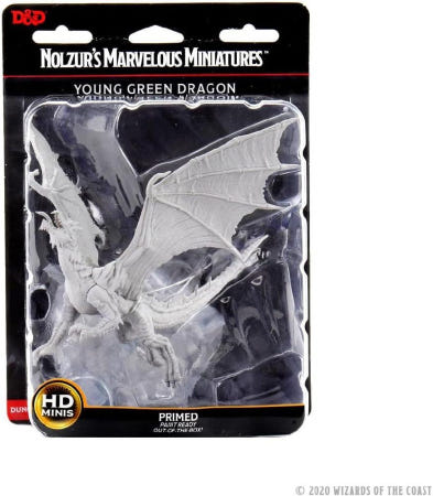 [해외]WizKids D Nolzurs 놀라운 미색칠 미니어처 웨이브 8 영 그린 드래곤 묶음배송가능