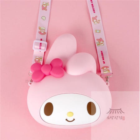 소망상점협력사 마이멜로디 연핑 2XL 특대형 페이스 크로스백 학생가방선물