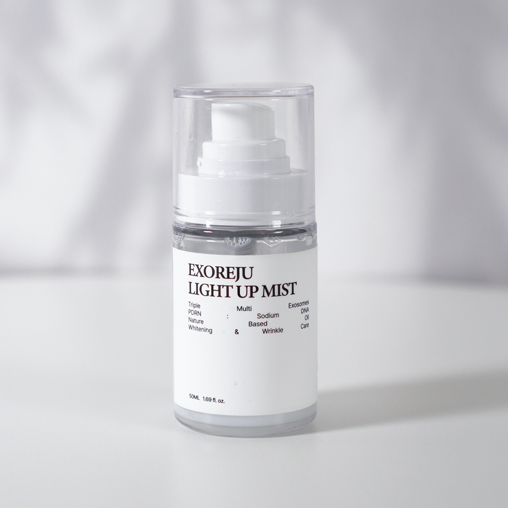 얼굴 진정 수분 미스트 승무원 오일 물광 엑소리쥬 라이트업 50ml 1+1 - 상품 이미지