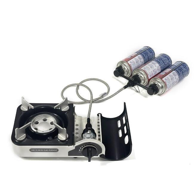 캠핑 가스레인지 자석식 가스 버너 부루스타 두랄루민 부탄가스 변환 어댑터 회전식