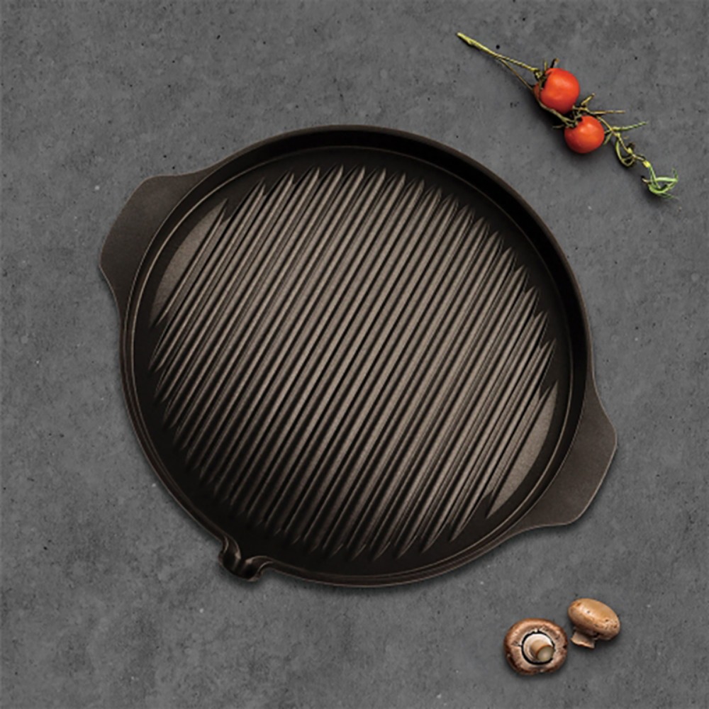 키친아트 코지구이팬 불판 그리들 33cm