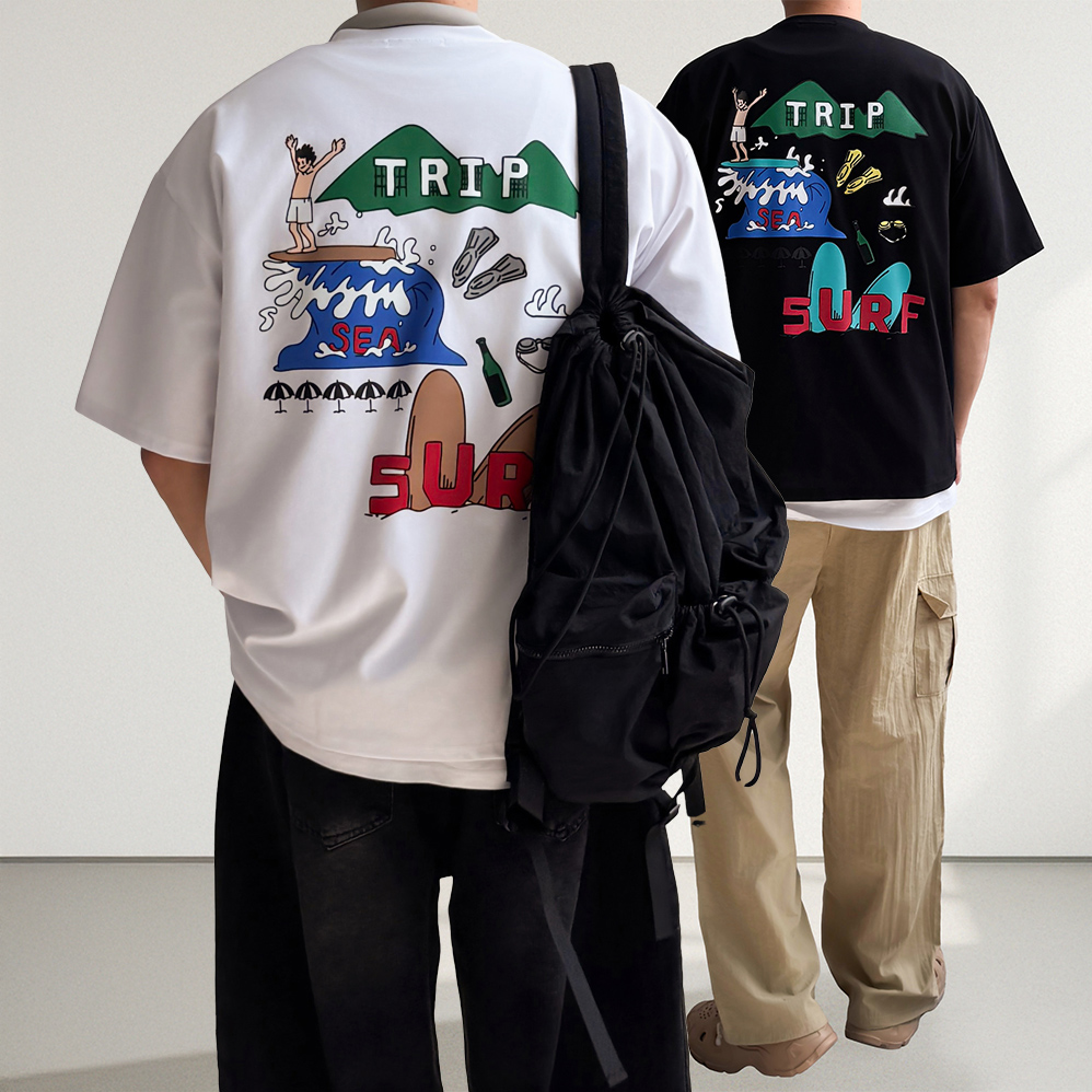 남자오버핏반팔티 쿨링티셔츠 커플반팔티 - 상품 이미지