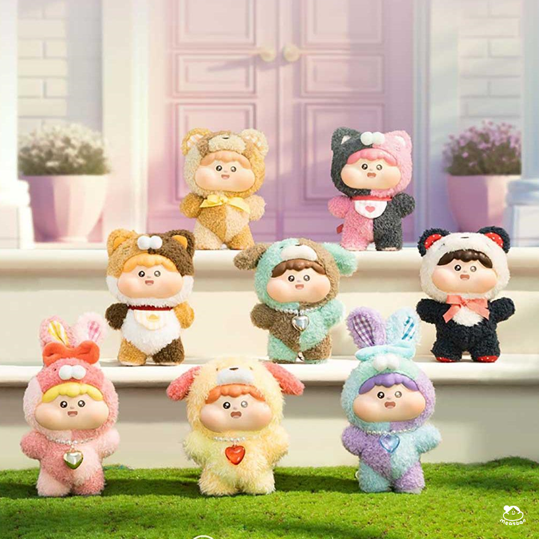 [플레이인더박스] 미트볼 플러피 미트볼 시리즈1 랜덤피규어 키링