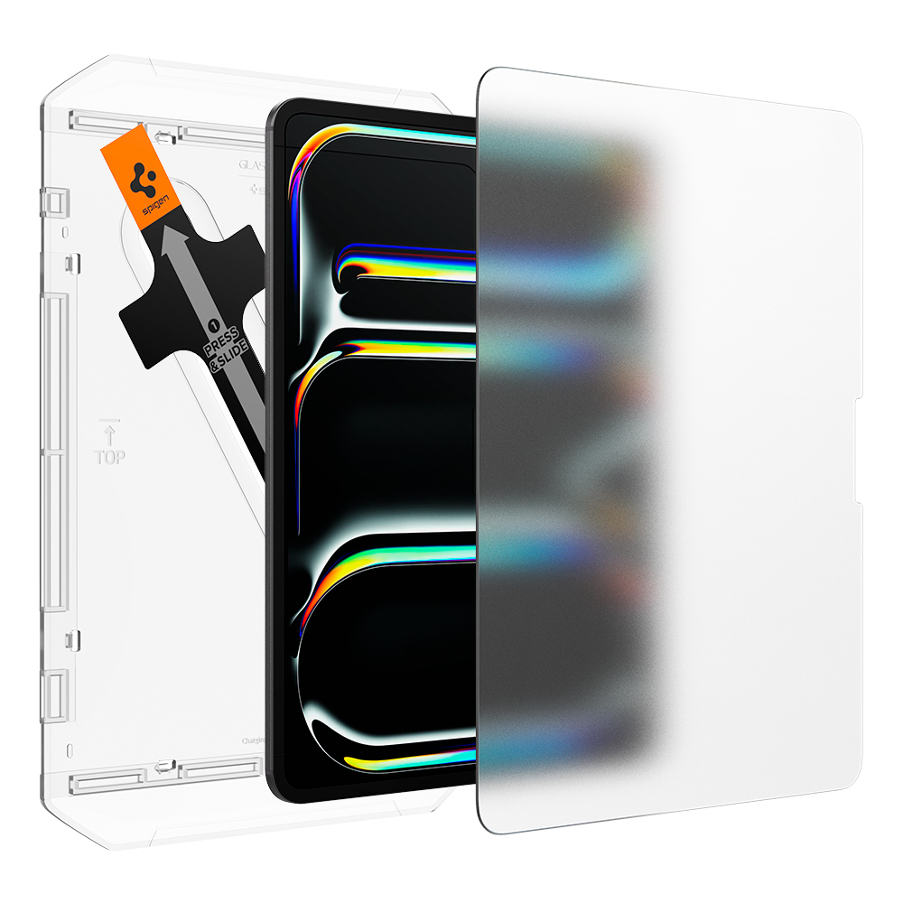 아이패드프로 13 M5 M4 8세대 7세대 종이질감 붙이기 쉬운 강화유리 액정필름 페이퍼터치 이지핏 - 상세 이미지 2