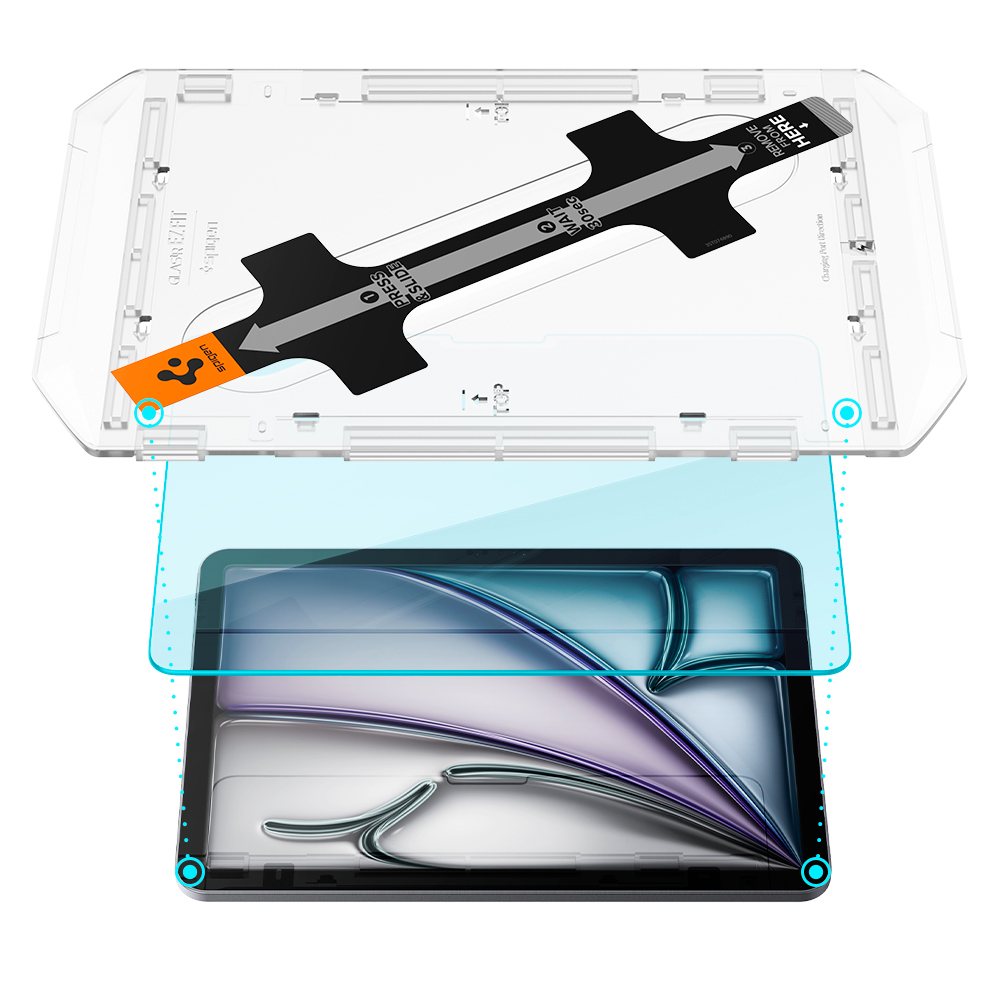 아이패드에어 11 M3 M2 6세대 붙이기 쉬운 강화유리 액정필름 글라스tR 이지핏 - 상세 이미지 4