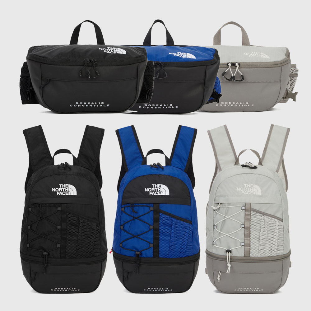 노스페이스 등산 미니 백팩 보레알리스 컨버셔블팩 NM2SR32A