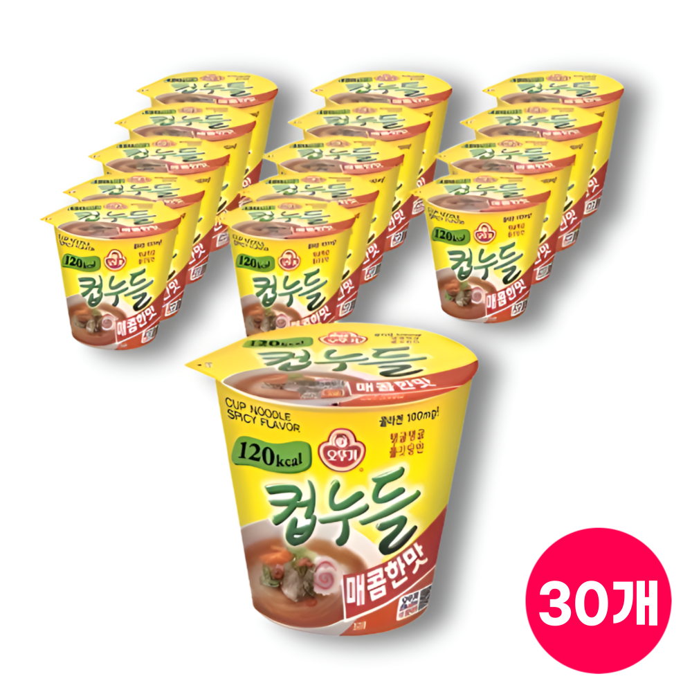 오뚜기 컵누들 매콤한맛 37.8gx30개 : bhcompany