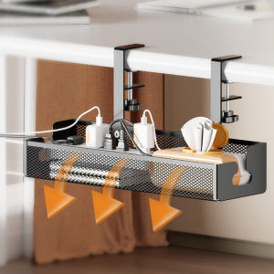 무타공 책상 멀티탭 정리함 거치대 전선 콘센트정리함 클린바 실사용 후기 | 효과 있을까? - 상품 이미지 2