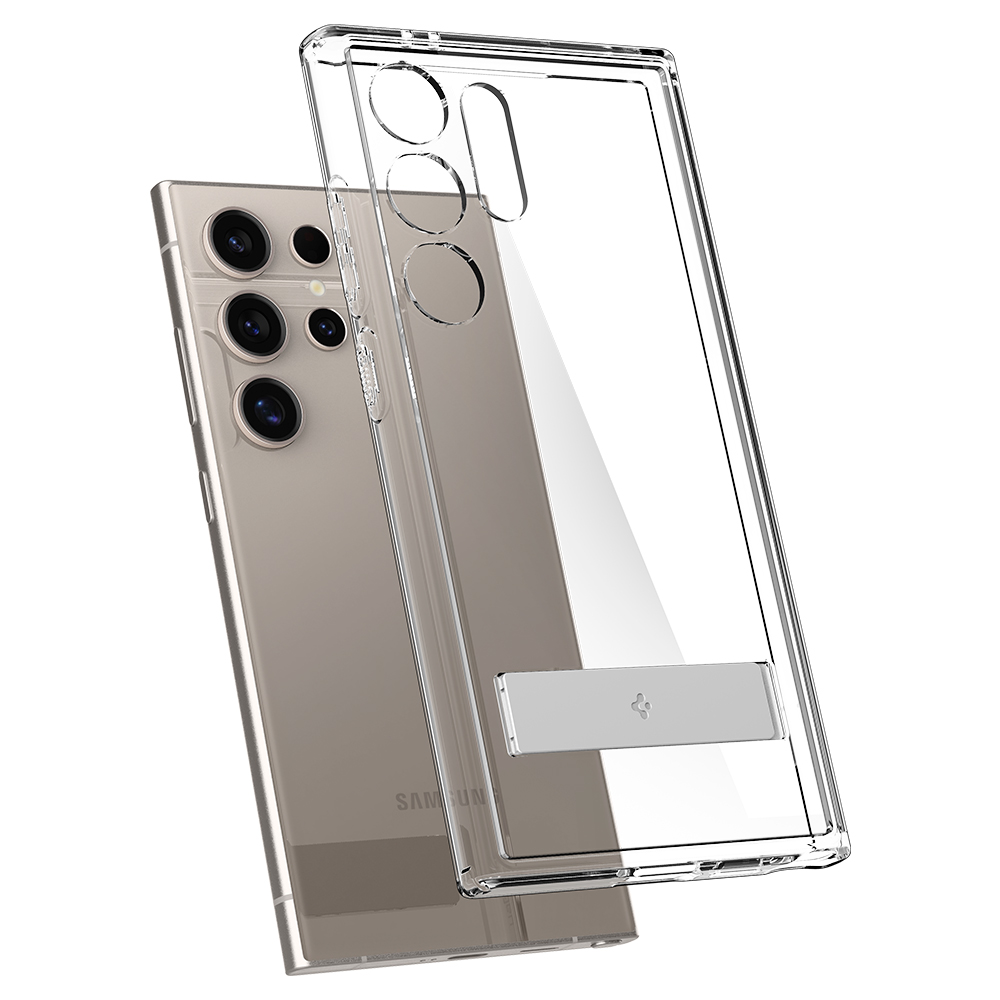 슈피겐 갤럭시S24 울트라 케이스 투명 스탠드 울트라하이브리드S - 상세 이미지 2
