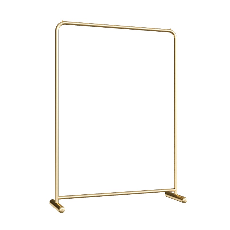 골드 색상 매장 진열용 옷걸이 스탠드 여성의류 진열 랙 매장 디스플레이용 80x40x130cm 골드/실버/화이트/블랙 官方标配 - 상세 이미지 2