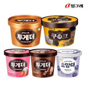 빙그레 BEST 파인트 아이스크림 혼합 구성(5개) 맛있게 먹은 솔직 후기 - 상품 이미지 1