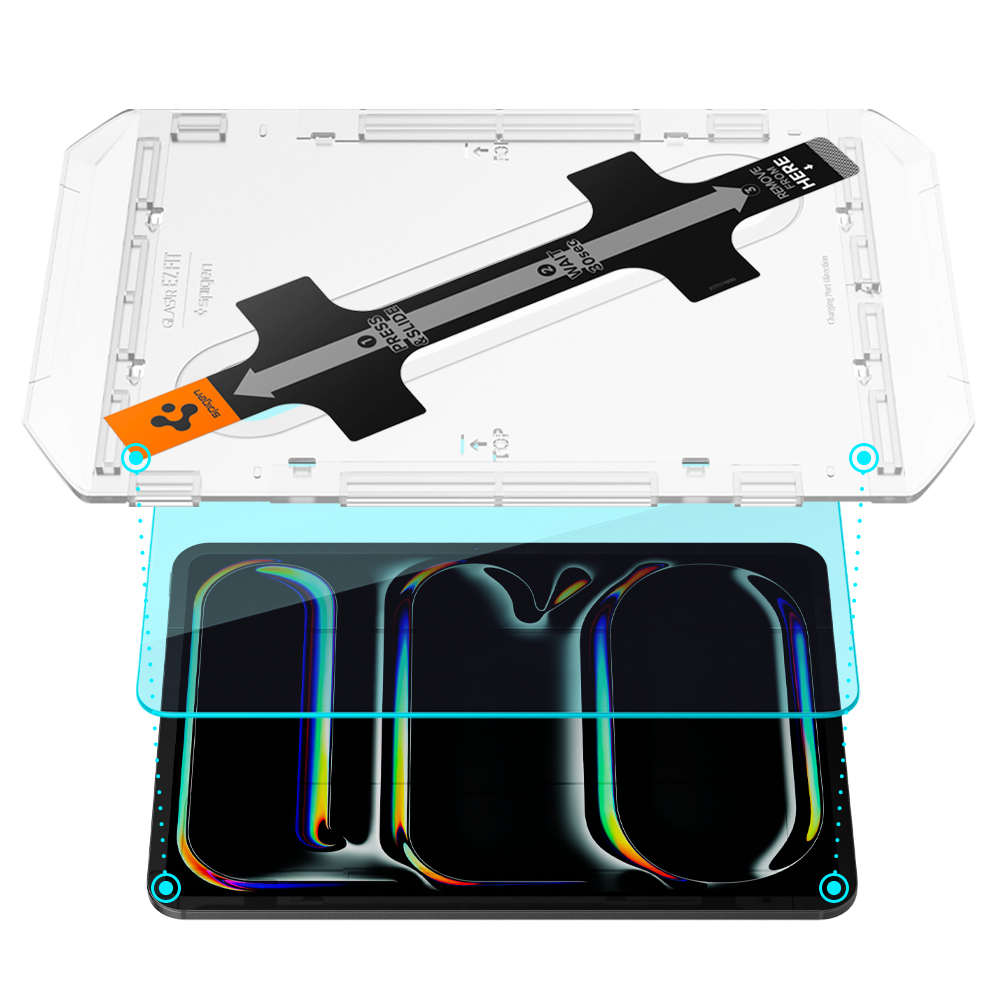 아이패드프로 11 M5 M4 6세대 5세대 붙이기 쉬운 강화유리 액정필름 글라스tR 이지핏 - 상세 이미지 4