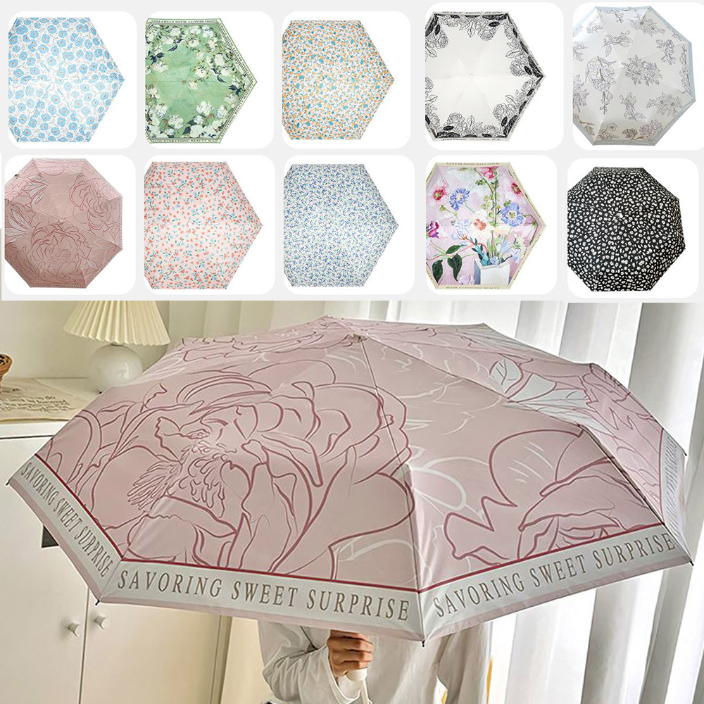 초경량 꽃무늬 양우산 튼튼한 자외선차단 예쁜 암막 양산