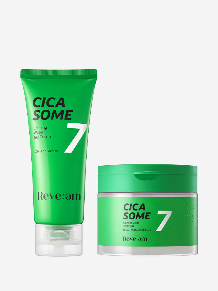 [2종세트] 리브엠 카밍 워터 젤 크림 100ml + 카밍 클리어 패드 80매 - 상품 이미지
